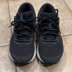 Asics Women's Sneakers in Black and Teal